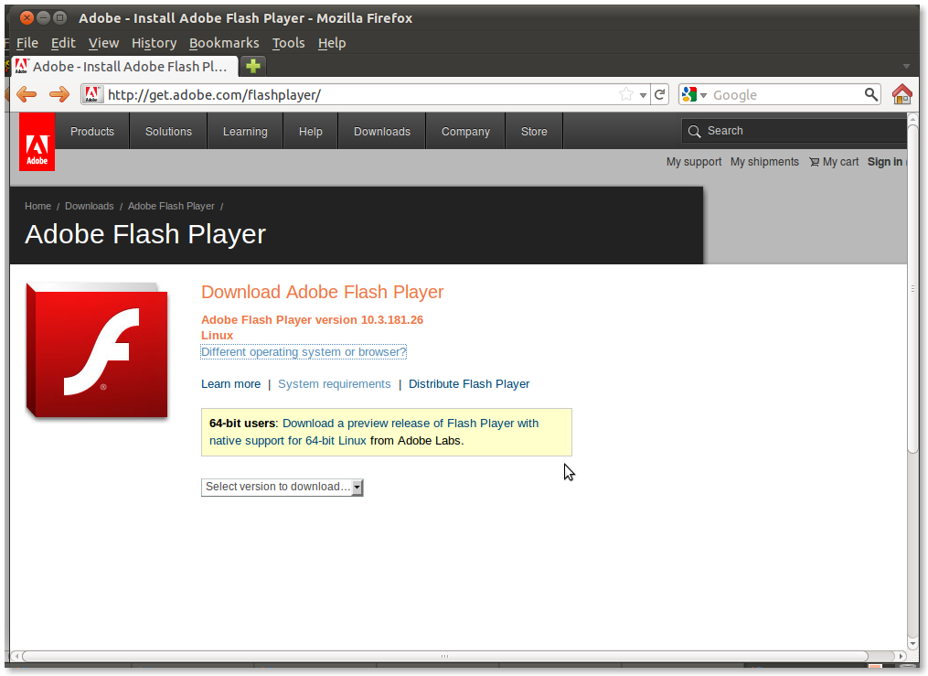adobe flash player 8 download free