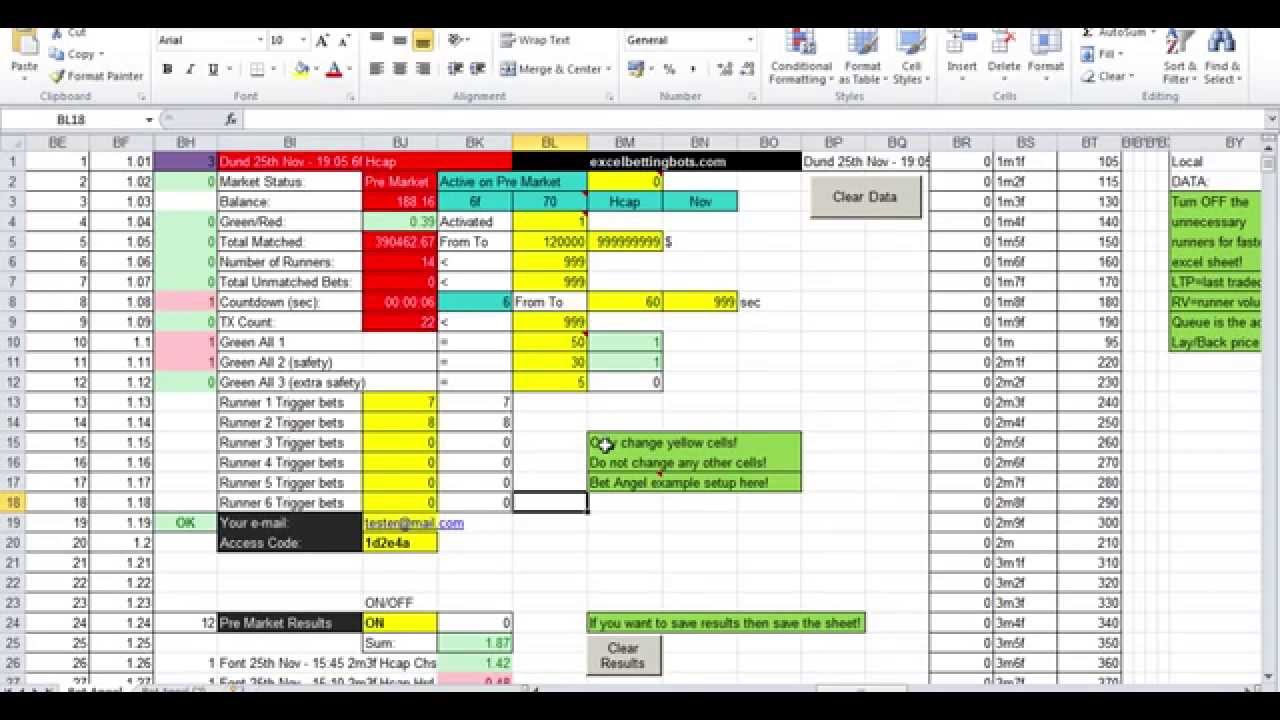 Horse Show Software For Excel