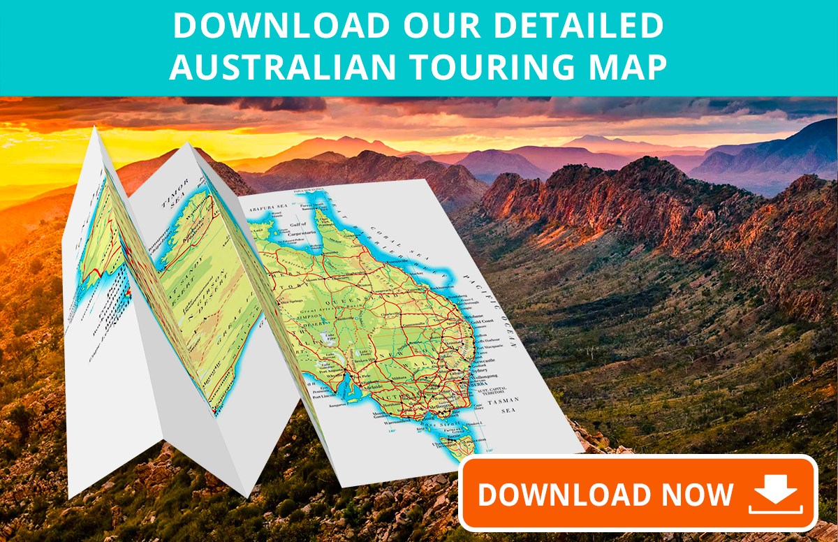Australia travel map download